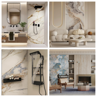 1220x2440mm Dekorationswandplatten aus Kunststoff 3mm Dekoration Innenraum Holzeffekt PVC-Bedeckung