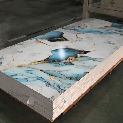 comprare Panelli di marmo di lusso Pannelli di muro di marmo Pannelli di muro di PVC pannello di bagno 2440mm X 1220mm 48x106 pollici pannello di parete di alta qualità online manufacture