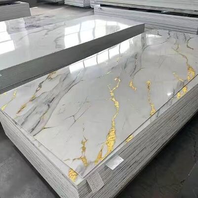 comprar Panel de pared de mármol para ducha Spc, impermeable, para baño, tablero UV 3D, lámina de mármol, panel UV de PVC 3D, panel de pared de mármol de PVC online manufacture