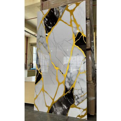 comprar Alta brillo UV de la hoja de mármol Pvc paneles de pared de techo de la tabla a prueba de agua online manufacture