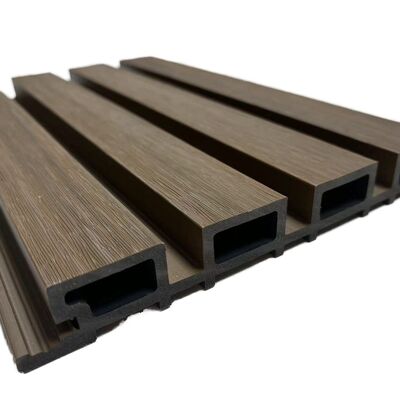 खरीदें ग्रिड बाहरी दीवार पैनल पीवीसी फ्लोटेड स्लेट Wpc बाहरी लकड़ी प्लास्टिक कम्पोजिट online manufacture