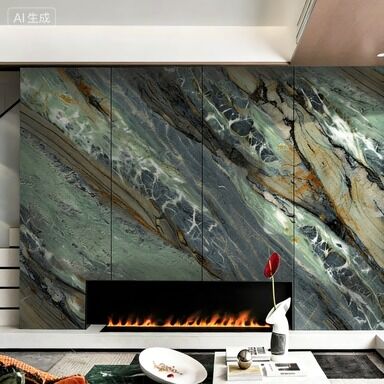 comprar Revestimento de Parede de Fibra de Bambu com Mármore Brilhante e Carvão de Bambu, Painel de Mármore e Carvão de Bambu, Placa Sólida de Carvão de Bambu online manufacture