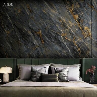 comprar Revestimiento de bambú y carbón de bambú con chapa de mármol brillante para paneles de pared de fibra de mármol y bambú y carbón de bambú, tablero sólido de carbón de bambú online manufacture