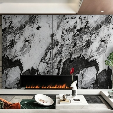 acheter Panneaux muraux en PVC commerciaux 4x8 imperméabilisation feuilles en PVC brossées pour mur online manufacture