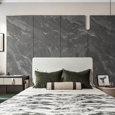 Buy 3D Printed PVC Wall Panel High Quality Wear Resistant High Gloss For Interior Renovation online manufacture