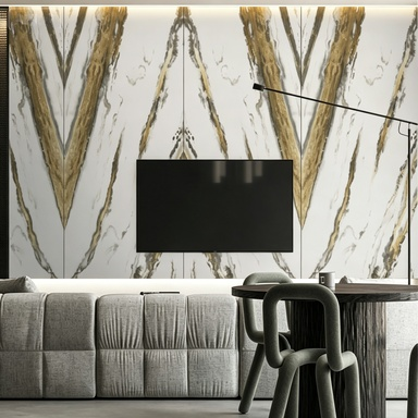 comprare Alto rigidezza PVC rivestimento murario lucido alta qualità interno resistente all'usura online manufacture