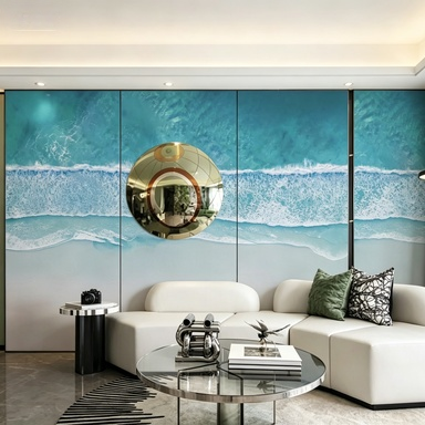 Αγορά Υψηλής ποιότητας Αδιάβροχο PVC τοίχωμα High Gloss PET για το γραφείο του νοσοκομείου Villa online manufacture