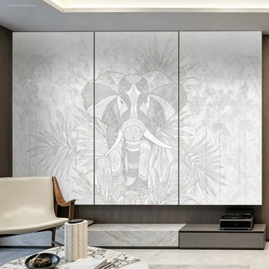 kopen Luxe hoogglanzend PVC wandpaneel PET-materiaal voor Villa ziekenhuis kantoor interieur online manufacture