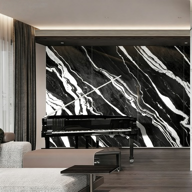 Buy High Gloss High Quality PVC Wall Panel Waterproof PET Material Wear Resistant For Hospital Office online manufacture