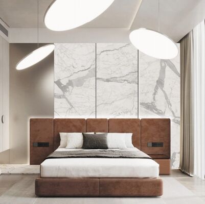 Beli Panel dinding 3D Gym 1200DPI PET Glossy 3D Printing Bamboo Charcoal Board online manufacture