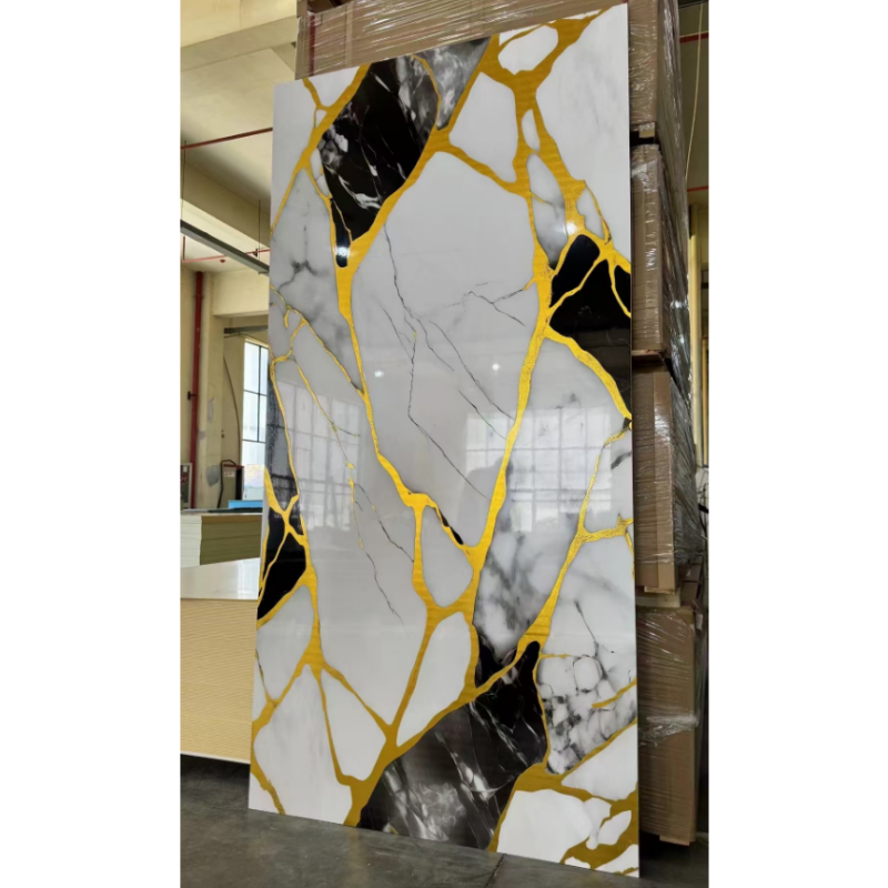 High Glossy Uv Marble Sheet Pvc Wall Panels Ceiling Board Water Proof